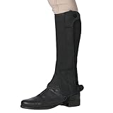 Ovation CHD Elite Amara Ribb Half Chap, Color: Black, Size: 8-10 (464332BLK-0810)