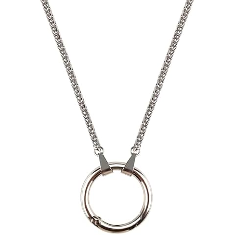 Guran Stainless Steel Loop Anti-Lost Chain for Sunglasses Eyeglass Necklace Holder Ring Holder (Steel Chain) Cover