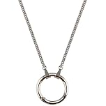 Guran Stainless Steel Loop Anti-Lost Chain for Sunglasses Eyeglass Necklace Holder Ring Holder, Steel Chain, Large