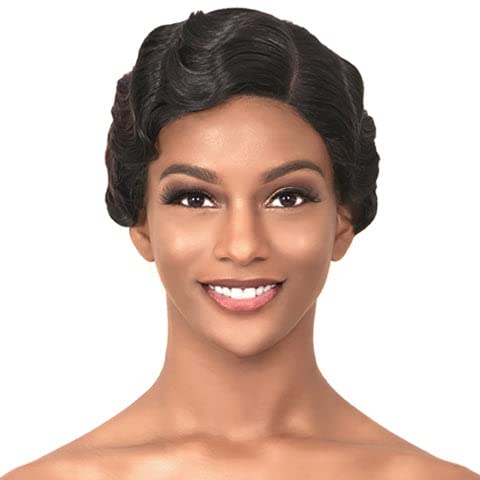 Diana Bohemian Wig Synthetic Lace Wig Short Pixie Cut Finger Wave Mommy Style - LPW AURORA (1)