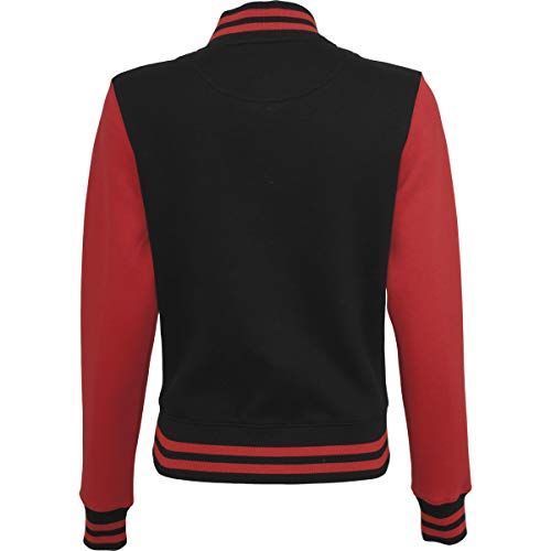 Build Your Brand Ladies Sweat College Jacket dames Varsity Jacket - Afbeelding 4
