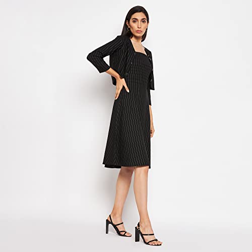 Image of CAMEY Women Striped Cotton Dress