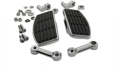 "Mini" reposapiés ajustables con montura masculina para motocicletas