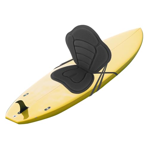 Thick Kayak Seat for Stand Up Paddleboard (SUP) with 4 Adjustable Straps