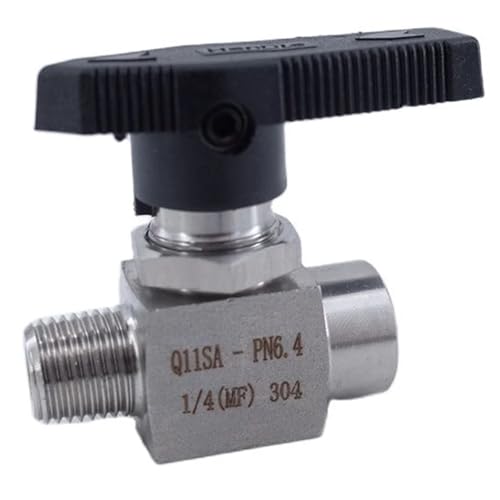 Válvula de bola 1/8 inoxidable para regular fluidos en espacios reducidos 2