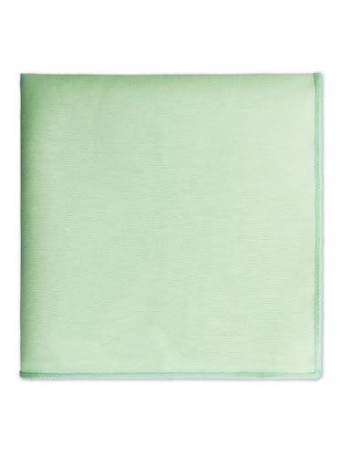 Image of Luckyvestir Pocket Squares for Men Solid Color Cotton Pocket Square Mens Handkerchief for Dinner Church Wedding