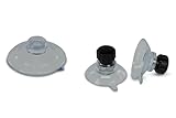 GEWA Suction Cups – Replacement Part for Tenor Guitar Support – Suction Cups Set of 3 – Clear