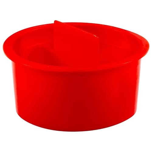 Image of Caplugs CPT-19X CPT Series - Plastic Center Pull-Tab Tapered Plug, 700 Pack, Red LD-PE, Flange OD 1.95 inch x Plug ID 1.815 inch Hole Protection, Leak Prevention, Masking, Painting, Powder Coating (QCPT19XQ1)