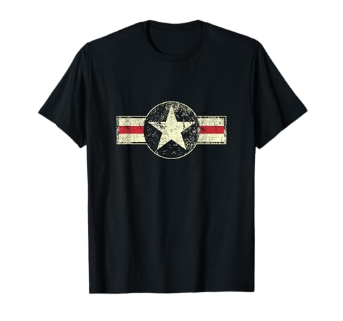 Used Look US Army Stern I Vintage Retro America Design T-Shirt