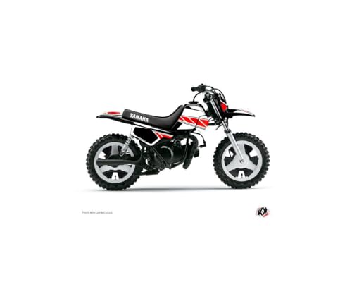 Kit de decoración réplica PW 50 en color rojo para renovación de moto de cross