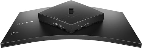 OMEN 27c Gaming Monitor, Schermo Curvo da 27 pollici, Pannello VA 16:9 2K QHD 240Hz, 1 ms, DisplayHDR 400, Antiriflesso, 400 nits, AMD FreeSync, VESA, USB-A, Nero - Monitor - Immagine 8