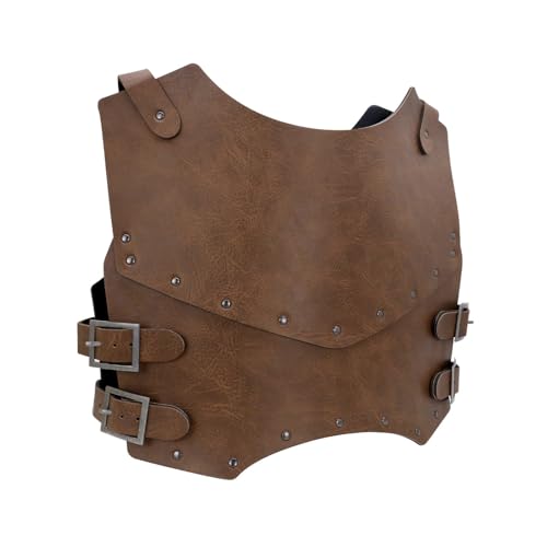 Armure de poitrine en cuir PU légère pour éviter la fatigue en costume médiéval