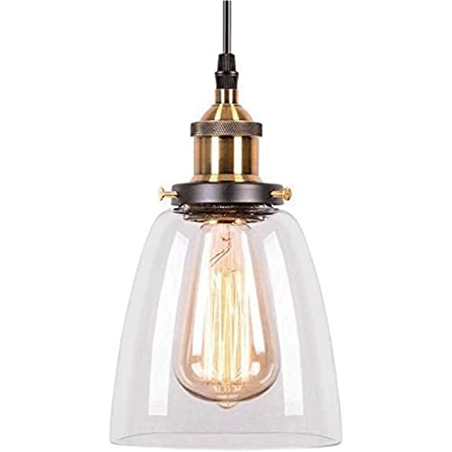 Lustre moderne vintage en verre idéal pour sublimer l'ambiance de votre îlot de cuisine
