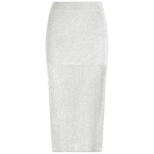 Armani Exchange Women's Metallic Knit Skirt3