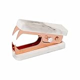 BE-TOOL Staple Remover Staple Puller Removal Tool Suitable for Office, Study, Mobile Work(Marble Rose Gold)