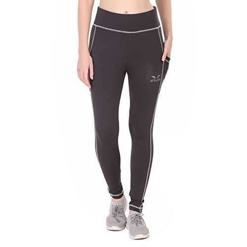 Image of Yoga Pants for Women High Waisted Stretchable Workout Jeggings with Pockets.