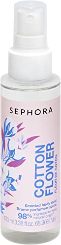 SEPHORA Scented Body Mist Cotton Flower 100 ML 98% INGREDIENTS OF NATURAL ORIGIN