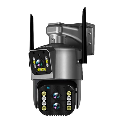 Cámara IP binocular para exteriores 4K: proteja su hogar con zoom 10X 8