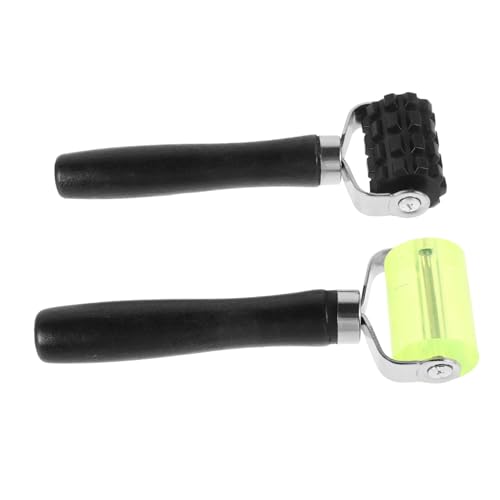 Rodillo insonorizante para coche kit de 2 piezas negro y transparente tamaño grande