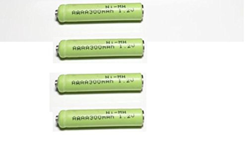 4 Queentona AAAA, Rechargeable, Button Top Battery,