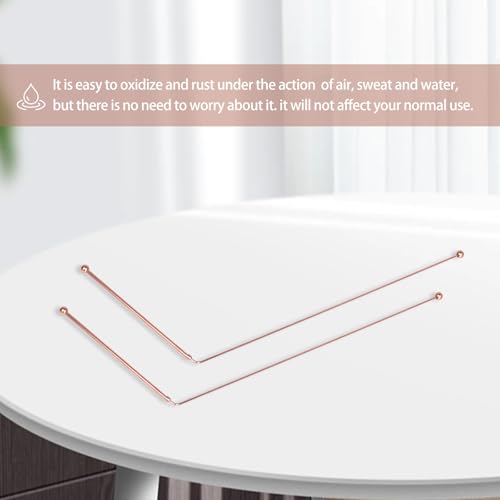 2 Stück Wünschelruten aus 99,9% reinem Kupfer, Wird für die Wassersuche, Schatzsuche, Suche nach vergrabenen Objekten usw. verwendet