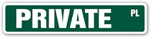 PRIVATE Street Sign US Army US Army USA Indoor/Outdoor