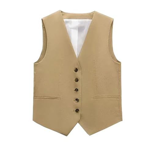 Women's Set Office Suit Lapel Sleeveless Pocket Button Classic Female's Coat+Shorts3