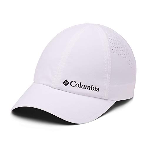 Columbia Gorra de béisbol unisex, Silver Ridge III Ball Cap, Nailon, Blanco (White), Talla: O/S, 1840071