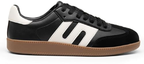 Image of ASTEROID Retro Inspired Low Top Casual Shoes with Durable Gum Sole Contrast Side Accents and Classic Lace Up for Versatile Wear