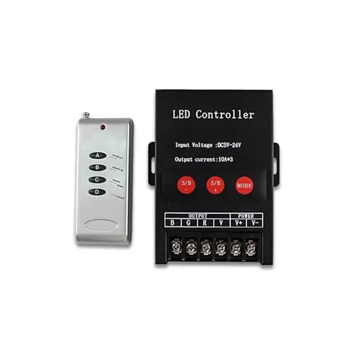 Contrôleur RGB LED pour animer le salon ou la cuisine avec ruban 5050 12V 24V