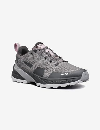 RevolutionRace Daytrek Walking Shoes für Damen, Leichte und Atmungsaktive Wanderschuhe, Black/Grey, 37