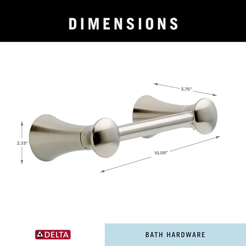 Delta Pivoting Toilet Paper Holder | Brilliance Stainless Steel | Wall Mount | Lahara Bathroom Accessories - image 3