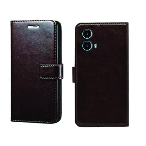 Amazon Brand Solimo Motorola Moto G34 5G Flip Cover | Card Pockets Wallet & Stand | Flip Cover for Motorola Moto G34 5G (Coffee) (B0CXZ1XCNC) Amazon Price History, Amazon Price Tracker