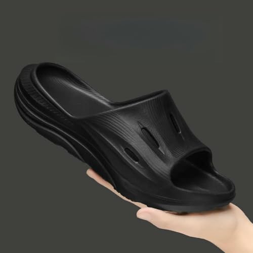 Home Slippers Mens Concise Slippers Fashion Waterproof Shoe Summer Male Anti-Slip Slides Outdoor Light Soft Beach Sandals2