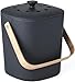 Bamboozle Food Composter, Indoor Food Compost Bin for Kitchen (Graphite)