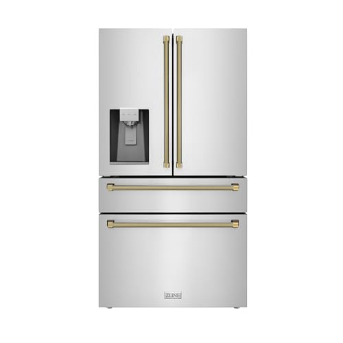ZLINE Autograph 36 in. French Door Fridge