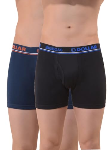 Image of Dollar Bigboss Men's Solid Cotton Trunk (Colour May Vary)
