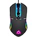 Price comparison product image KLIM AIM Gaming Mouse - Wired Ergonomic Gamer USB Computer Mouse, Chroma RGB [7000 Dpi] Wired Mouse Ergonomic - Desktop PC Laptop + PS4, High Precision Optical Laser Ergo Mice - Black