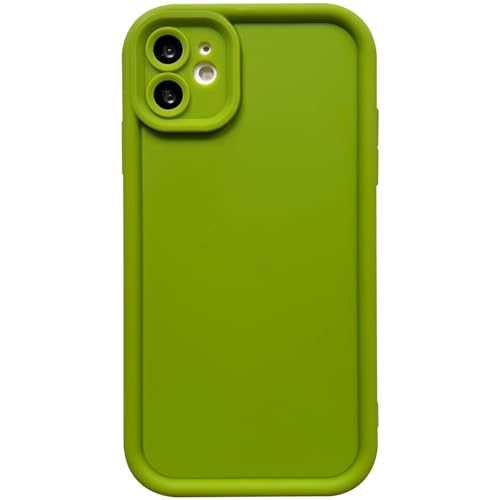 Image of Puxicu Slim Case for iPhone 16 Plus, Enhanced Camera Protection, Shockproof Skin-Friendly Touch Soft Case Cover for iPhone 16 Plus Phone 6.7 inch, Avocado Green
