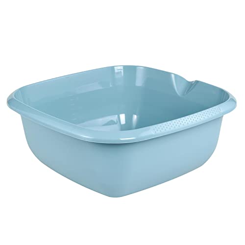 keeeper Barreño universal con pico de vertido, Cuadrado, 13 L, 38 x 38 cm, Björk, Azul Nordic