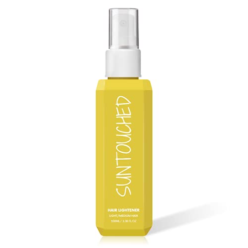 Suntouched Beach Blonde Hair Lightener - Citrus & Chamomile Hair Lightening Spray for Highlights - Vegan, Cruelty Free, Paraben Free, Ammonia Free, Bleach Free, 3.38 FL Oz Sun Spray