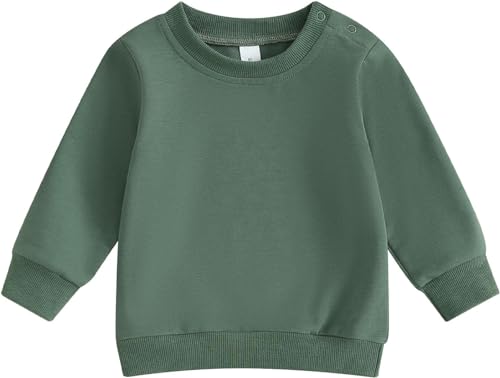Image of Baby Boy Girl Pumpkin Sweatshirt Tops Toddler Halloween Outfit Long Sleeve Crewneck Pullover Sweater Shirt Fall Clothes