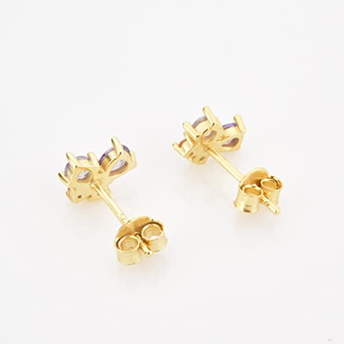 UKKO Orecchini a Bottone Sterling Silver Luxury