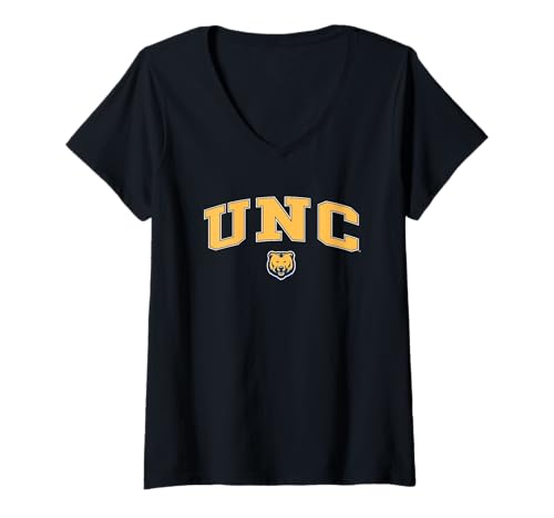 Womens Northern Colorado Bears Arch Over Logo Officially Licensed V-Neck T-Shirt