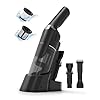 Handheld Vacuum Cordless15KPA Powerful Car VacuumLast 30 MinutesRechargeableCharging Base500ML Detachable Dust Cup14lb Lightweight2 in 1 Cleaning BrushClean Kitchenpet HaircarBlack