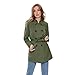 XL Gurt günstig Kaufen-ONLY Damen Kurzmantel ONLValerie Trenchcoat lange Jacke mit Gürtel 15191821 Grape Leaf XL