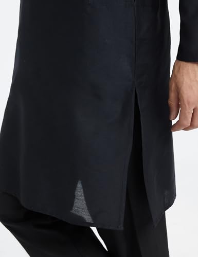 Image of Amazon Brand - Symbol Men Festive Embellished Long Kurta (Regular Fit)