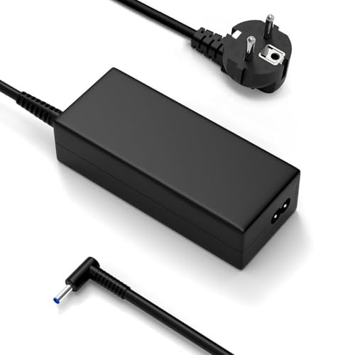 Chargeur Ordinateur Portable 65W 45W, Compatible avec HP Elitebook 840 850, Probook 440 450, Pavilion X360 11/13/15/17, Stream, Envy, Zbook - Pointe Bleue...