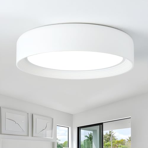 Badiegh Dimmable Flush Mount Ceiling Light Fixture,15.75 Inch Modern Round