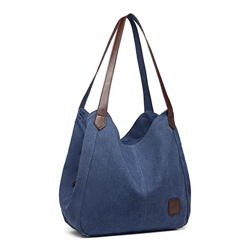 Sac Bandoulière Denim Femme - Taille 37x26x8 Cm, Sangle Réglable 110 Cm - Style Vintage Pour Travail, Université, Vacances